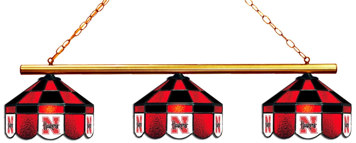 Wave 7 NEB-380EXGL Nebraska 3-Light Executive Game Table Light - Red & Black
