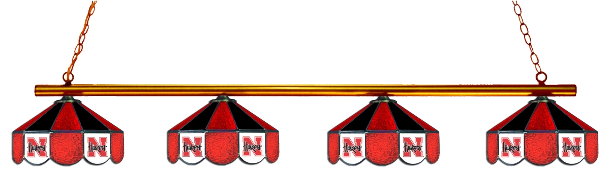 Wave 7 NEB-480GL Nebraska 4-Light Game Table Light - Red & Black