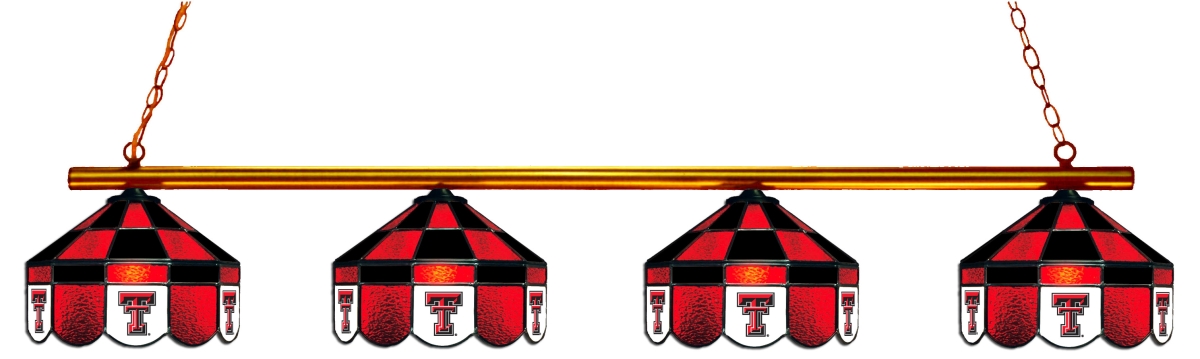Wave 7 TXT-480EXGL Texas Tech 4-Light Executive Game Table Light - Red & Black