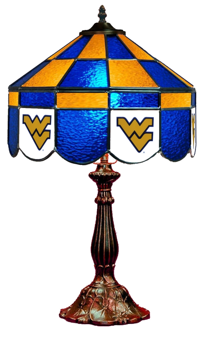 Wave 7 WVU-140EXTL West Virginia 14 in. Executive Table Lamp - Blue & Gold