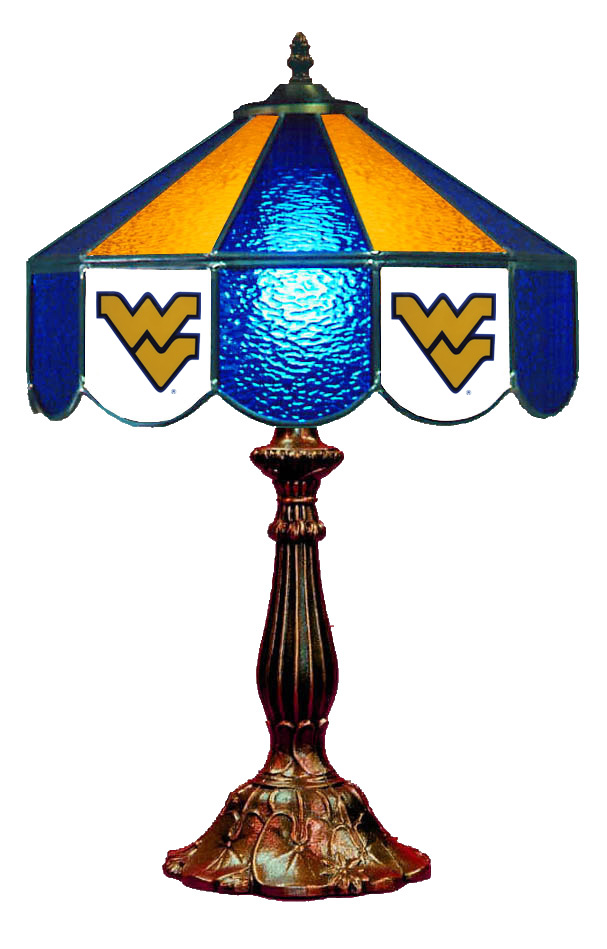 Wave 7 WVU-140TL West Virginia 14 in. Table Lamp - Blue & Gold