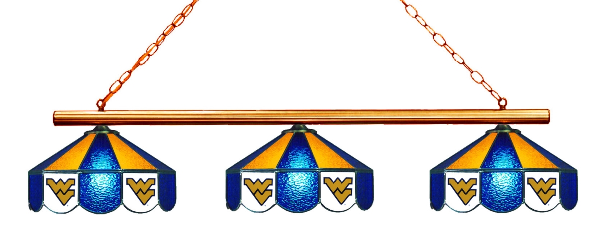 Wave 7 WVU-380GL West Virginia 3-Light Game Table Light - Blue & Gold