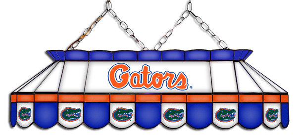 Wave 7 UFL-MVP1 Florida MVP 40 in. Pool Table Lamp - Blue, Orange & White