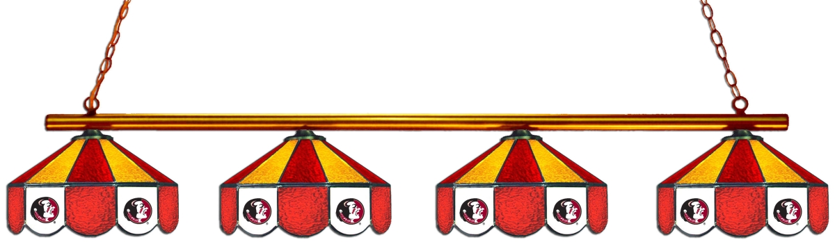 Wave 7 FSU-480GL Florida State 4-Light Game Table Light - Garnet & Gold