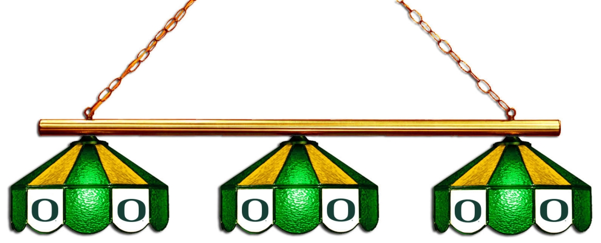 Wave 7 ORE-380GL Oregon 3-Light Game Table Light - Green & Gold