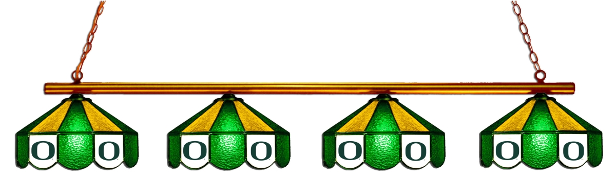 Wave 7 ORE-480GL Oregon 4-Light Game Table Light - Green & Gold