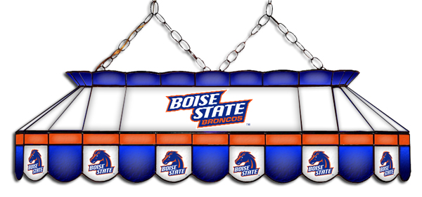 Wave 7 BST-MVP1 Boise State MVP 40 in. Pool Table Lamp - Blue, Orange & White