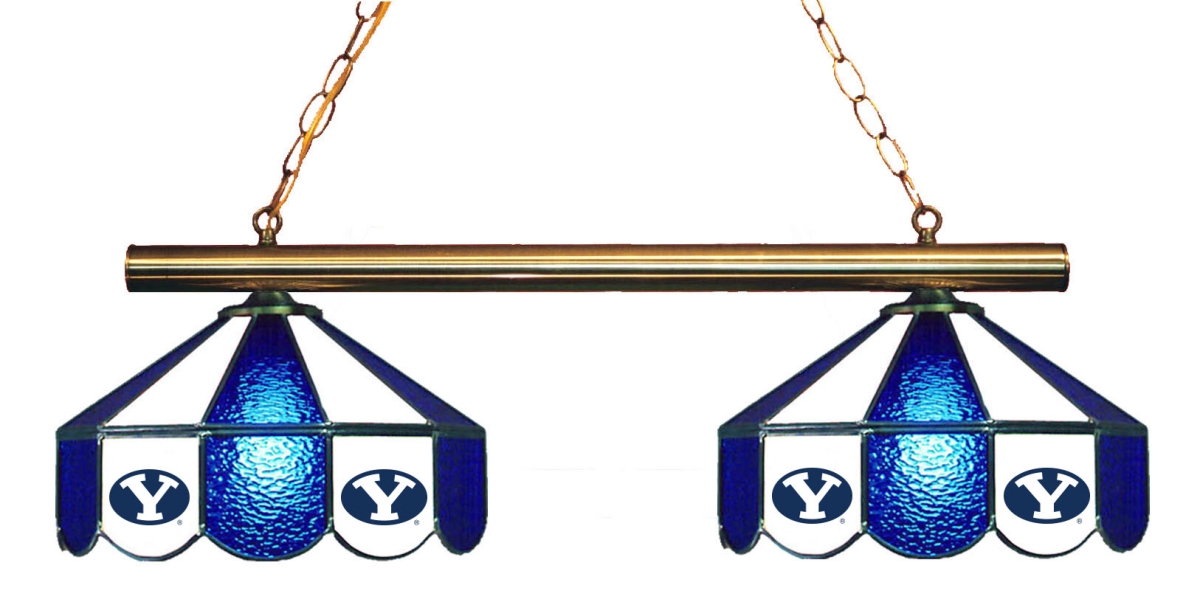 Wave 7 BYU-280GL Brigham Young 2-Light Game Table Light - Blue & White