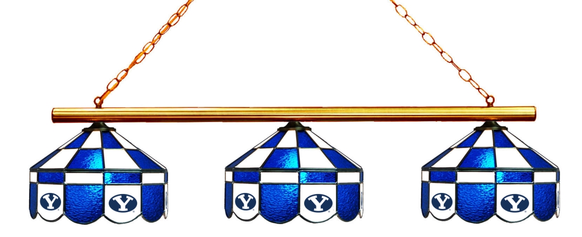 Wave 7 BYU-380EXGL Brigham Young 3-Light Executive Game Table Light - Blue & White