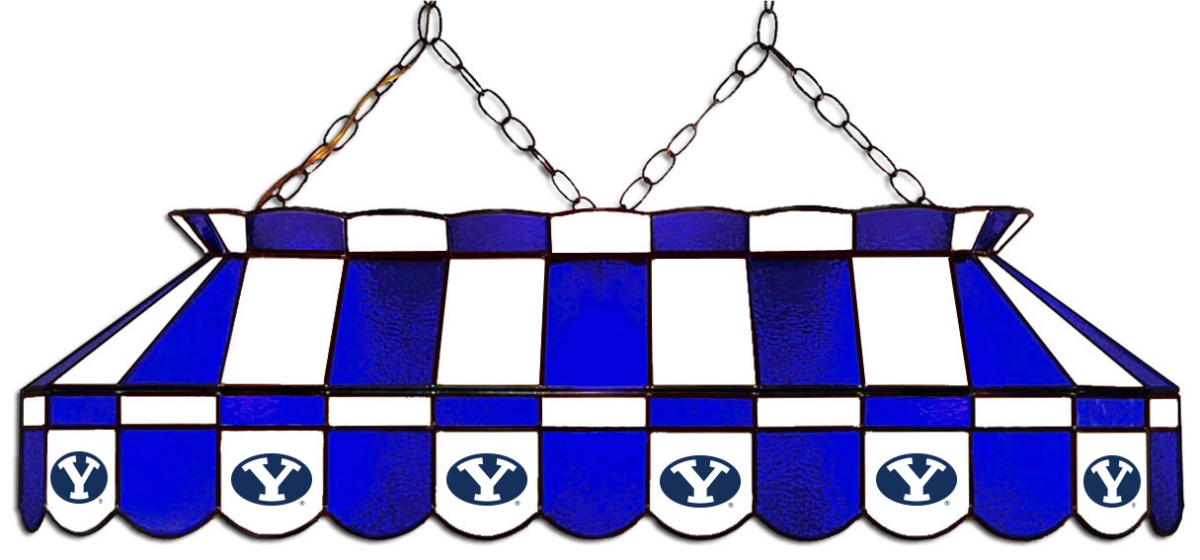 Wave 7 BYU-4112PT Brigham Young 40 in. Full-Size Pool Table Lamp - Blue & White