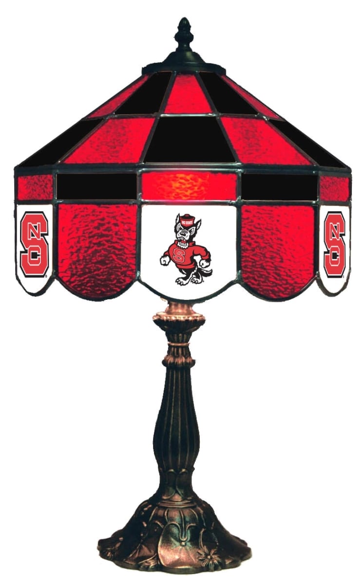 Wave 7 NCS-140EXTLN North Carolina State 14 in. Executive Table Lamp - Red & Black