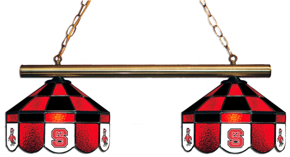 Wave 7 NCS-280EXGLN North Carolina State 2-Light Executive Game Table Light - Red & Black