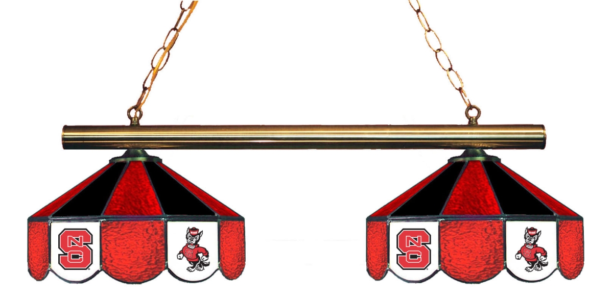 Wave 7 NCS-280GLN North Carolina State 2-Light Game Table Light - Red & Black