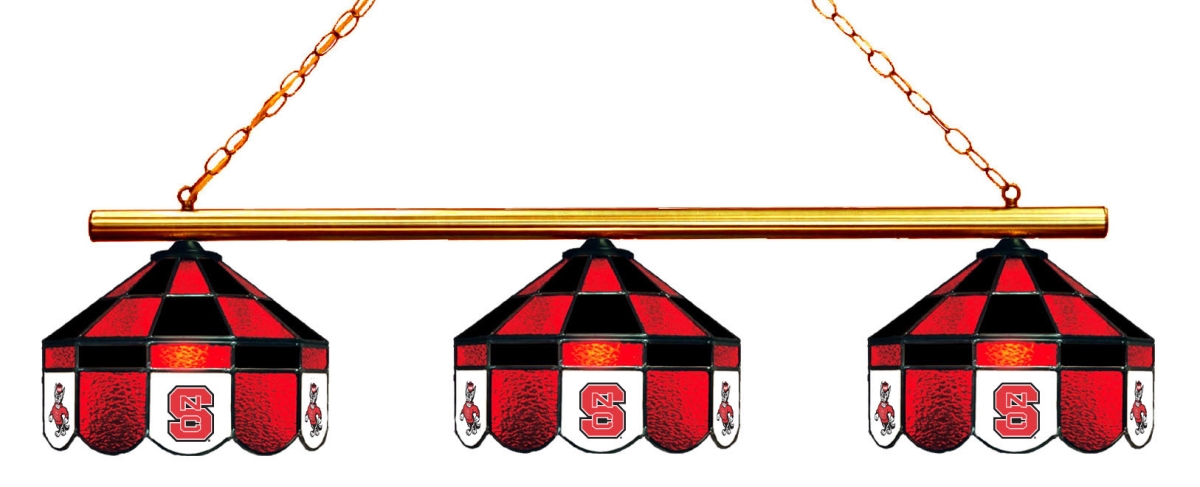 Wave 7 NCS-380EXGLN North Carolina State 3-Light Executive Game Table Light - Red & Black