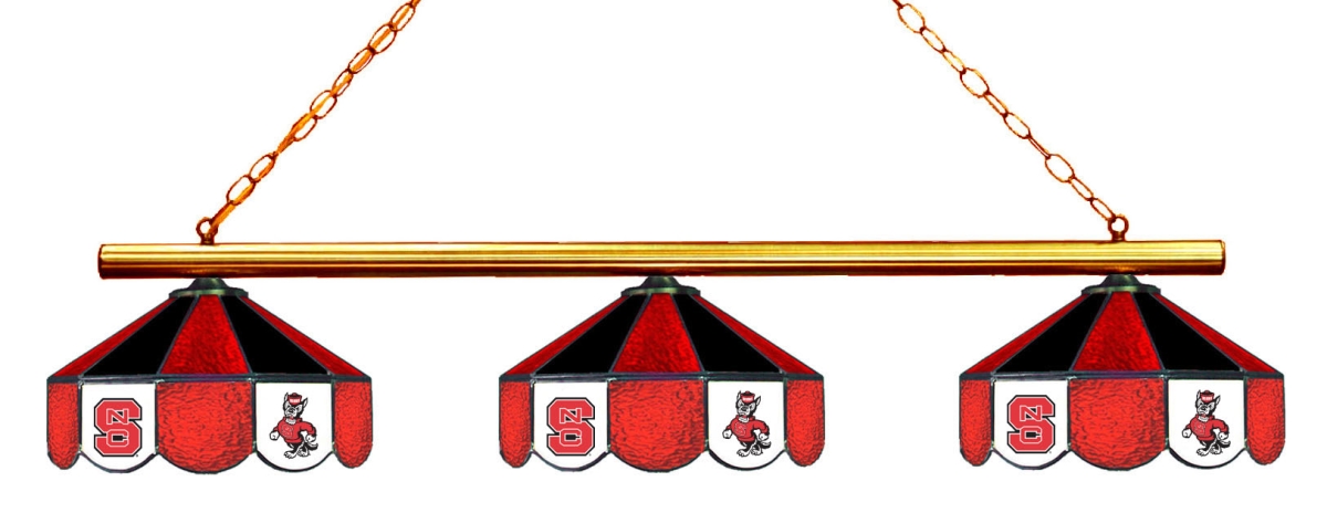 Wave 7 NCS-380GLN North Carolina State 3-Light Game Table Light - Red & Black