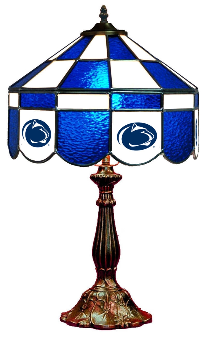 Wave 7 PSU-140EXTL Penn State 14 in. Executive Table Lamp - Blue & White