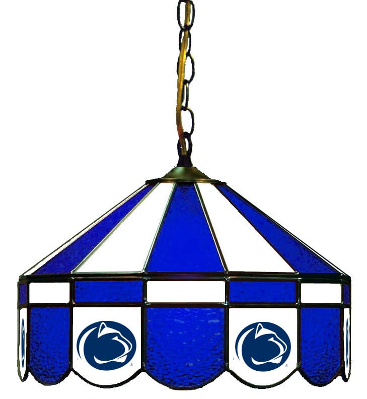 Wave 7 PSU-160SW Penn State 16 in. Swag Hanging Lamp - Blue & White