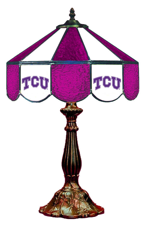 Wave 7 TCU-140TL TCU 14 in. Table Lamp - Purple & White