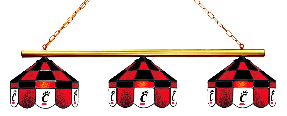 Wave 7 CIN-380EXGL Cincinnati 3-Light Executive Game Table Light - Red & Black
