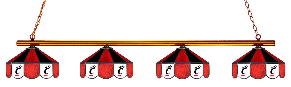 Wave 7 CIN-480GL Cincinnati 4-Light Game Table Light - Red & Black