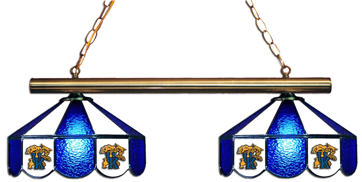 Wave 7 UKY-280GL Kentucky 2-Light Game Table Light - Blue & White