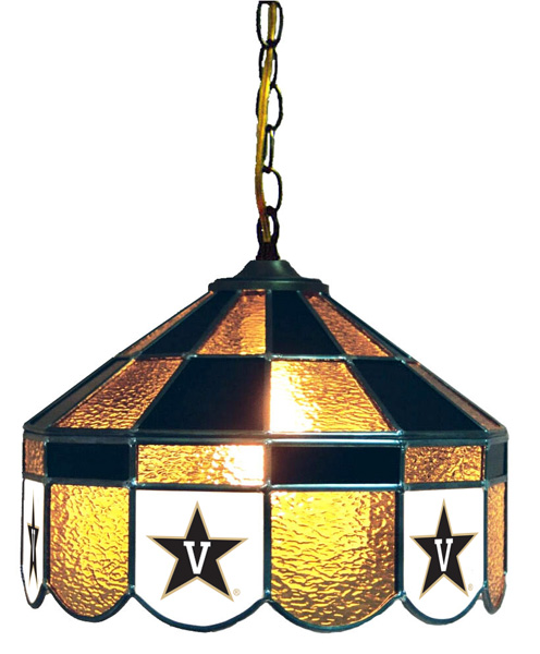 Wave 7 VAN-140EXSW Vanderbilt 14 in. Executive Swag Hanging Lamp - Gold & Black