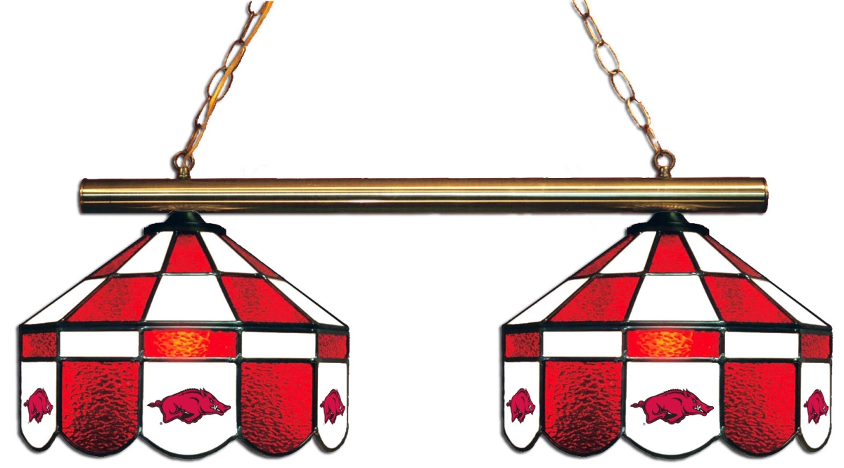 Wave 7 ARK-280EXGLN Arkansas 2-Light Executive Game Table Light - Red & White