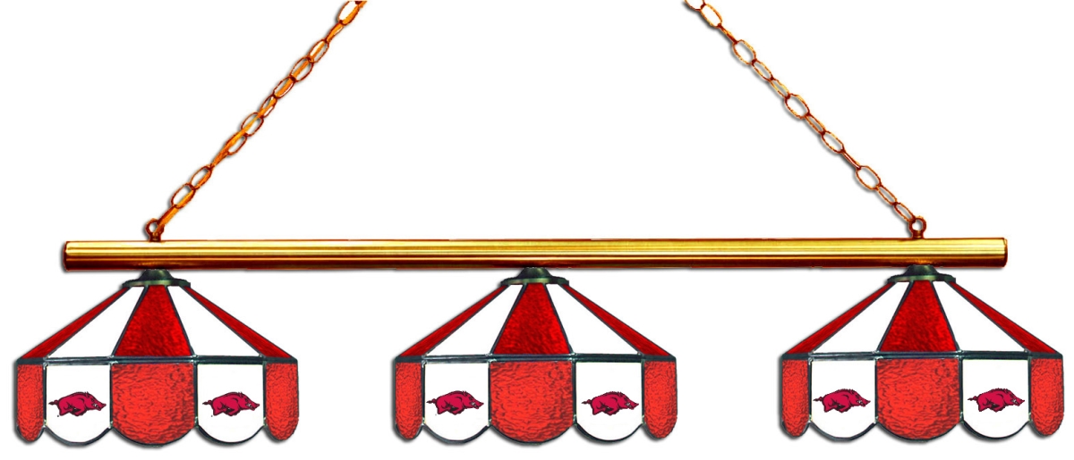 Wave 7 ARK-380GLN Arkansas 3-Light Game Table Light - Red & White