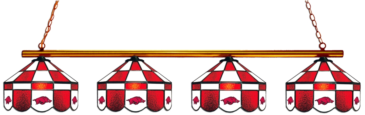 Wave 7 ARK-480EXGLN Arkansas 4-Light Executive Game Table Light - Red & White