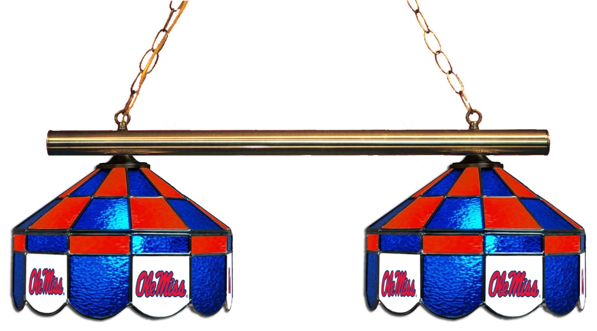 Wave 7 UMS-280EXGLN Mississippi 2-Light Executive Game Table Light - Red & Blue