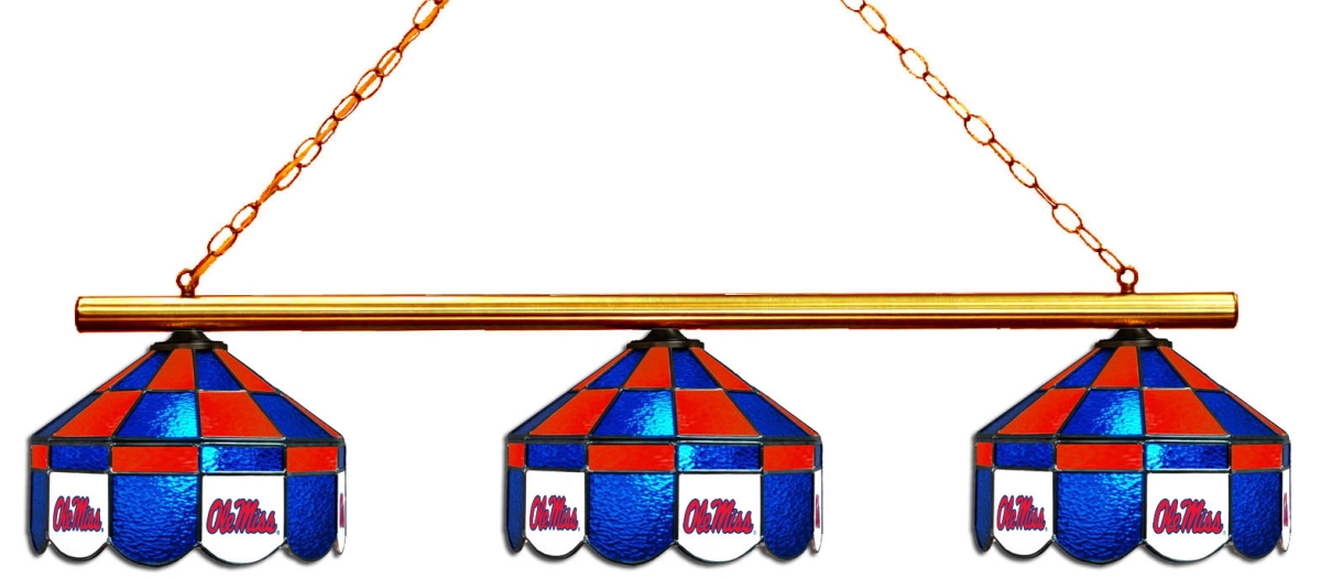 Wave 7 UMS-380EXGLN Mississippi 3-Light Executive Game Table Light - Red & Blue