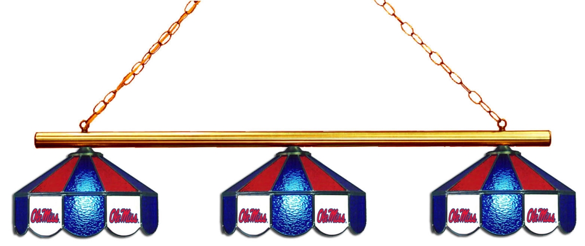 Wave 7 UMS-380GLN Mississippi 3-Light Game Table Light - Red & Blue
