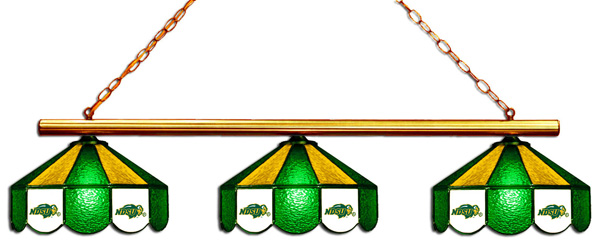 Wave 7 NDS-380GL North Dakota State 3-Light Game Table Light - Green & Gold