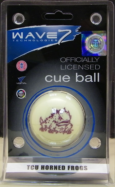 Picture of Wave7 TCUBBC200 Texas Chrsitian University Cue Ball