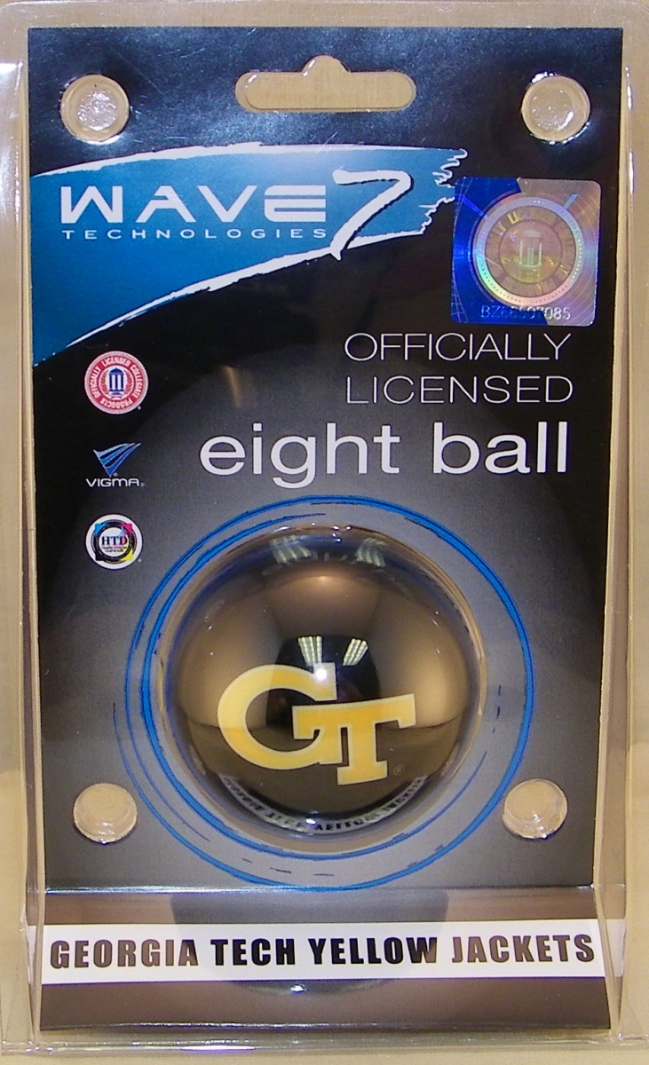 Picture of Wave7 GATBBE300 Georgia Tech Imprinted 8 Ball