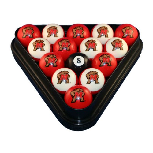 Picture of Wave7 UMDBBS100N University of Maryland Billiard Ball Set - Numbered