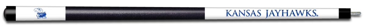 KANBCE101 Kansas Engraved Billiard Pool Cue, White & Blue