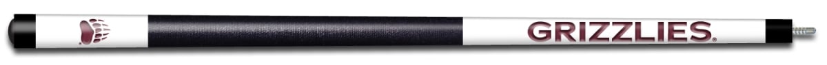 UMTBCE101 Montana Engraved Billiard Pool Cue, White & Maroon