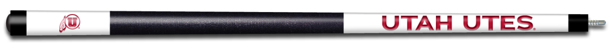 UTABCE101 Utah Engraved Billiard Pool Cue, White & Red