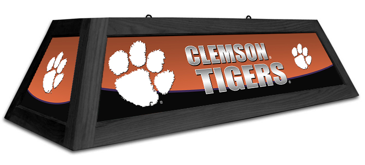 CLMBSL421 Clemson 42 in. Spirit Game Table Lamp, Orange - Stock