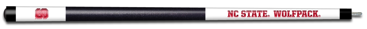 NCSBCE101 NC State Engraved Billiard Pool Cue, White & Red