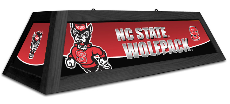 NCSBSL421 NC State 42 in. Spirit Game Table Lamp, Red - Stock