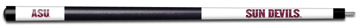 ASUBCE101 Arizona State Engraved Billiard Pool Cue, White & Maroon