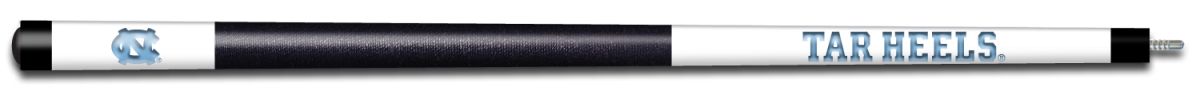 UNCBCE101 North Carolina Engraved Billiard Pool Cue, White & Carolina Blue