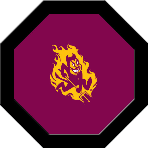 Arizona State Game Table Cloth - Maroon - 48in. x 48in. - Collegiate Design
