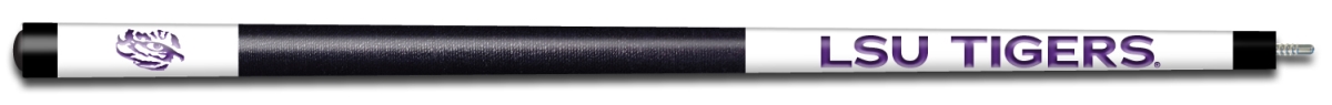 LSUBCE101 LSU Engraved Billiard Pool Cue, White & Purple