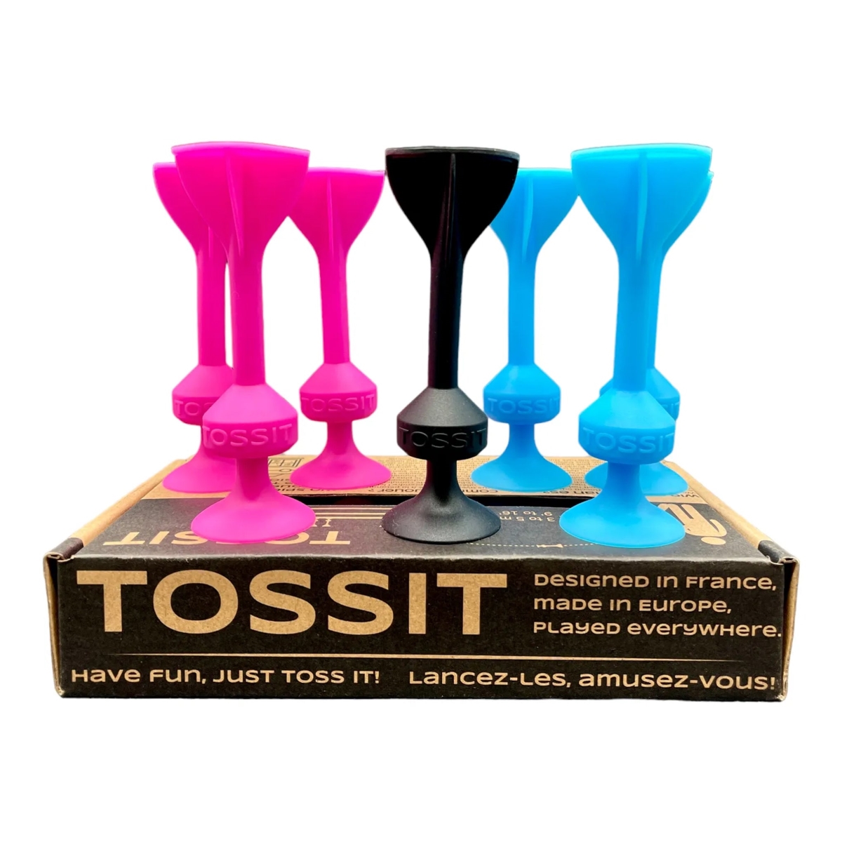Picture of WorldWise Imports SPLSET-PIBL Tossit Original Game&#44; Pink & Blue