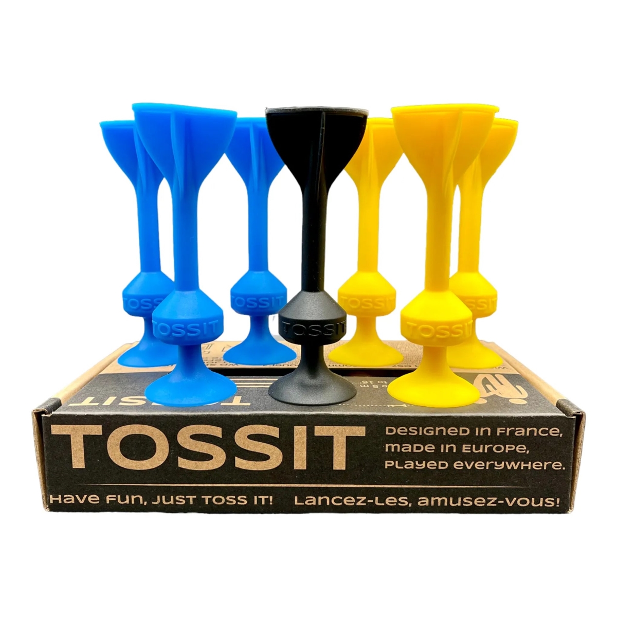 Picture of WorldWise Imports SPLSET-BLYE Tossit Original Game&#44; Blue & Yellow