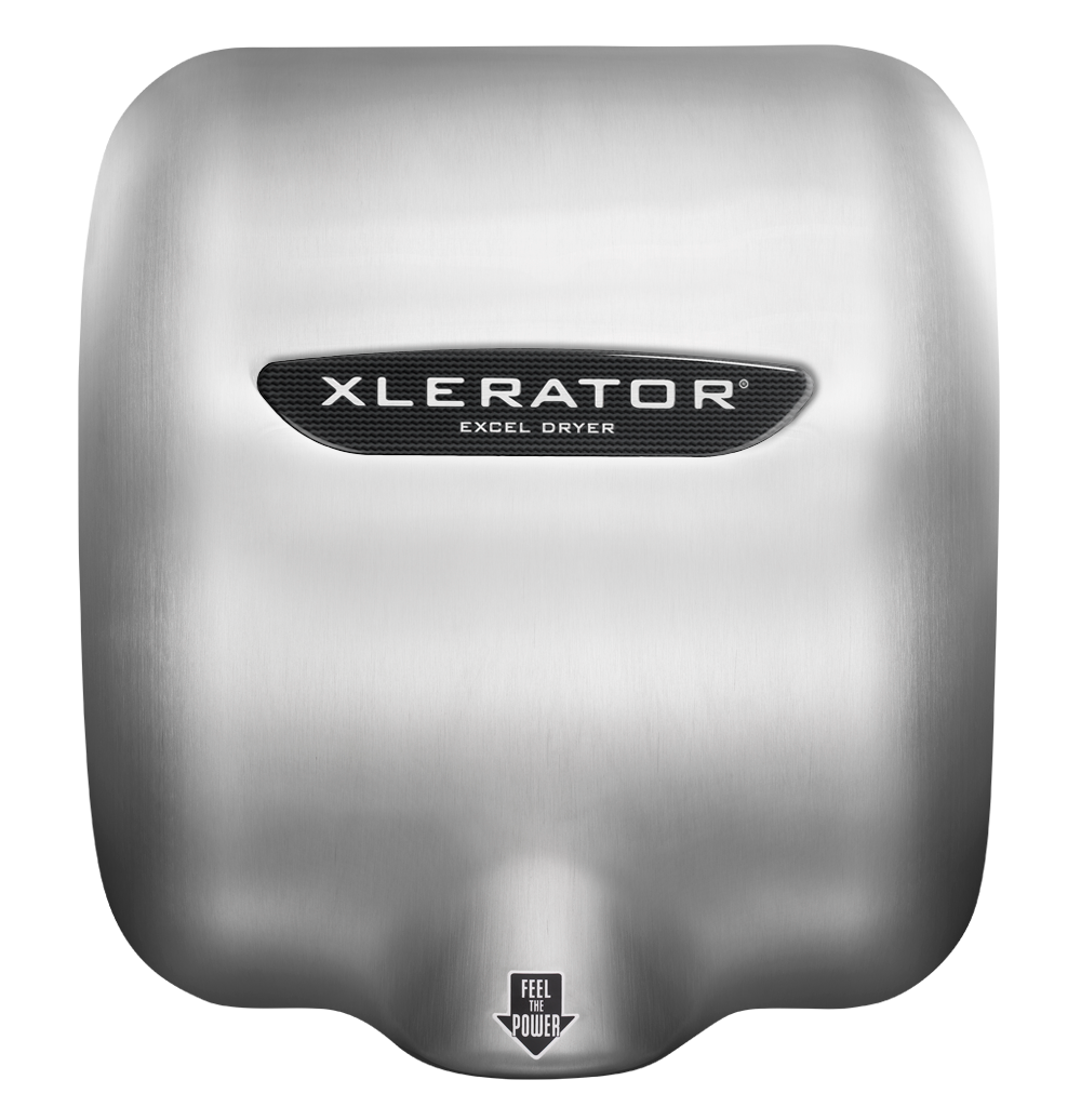 Picture of Excel Dryer 604161AH High Speed Hand Dryer XL-SB-1.1N-H-110-120V - Brushed Stainless Steel