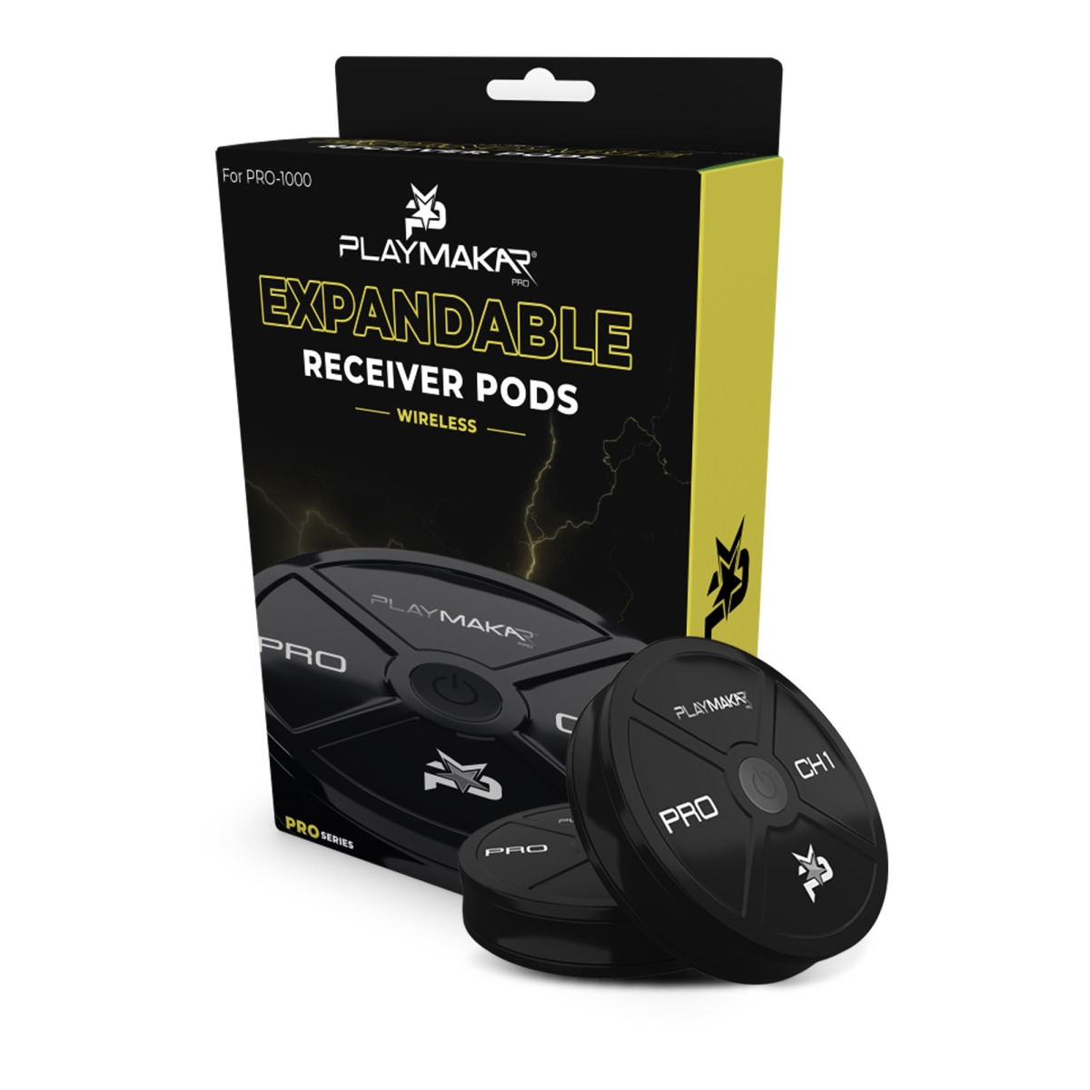 Picture of PlayMakar PRO-1001 PlayMakar PRO Expandable Wireless Pods&#44; Includes 2 pods (Hand Control not included)